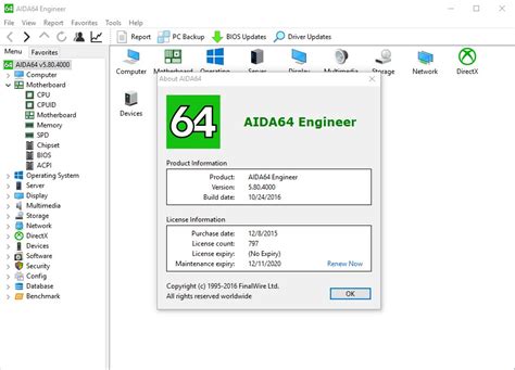 Complimentary get of Portable Aida64 Engineer Edition 5.9.